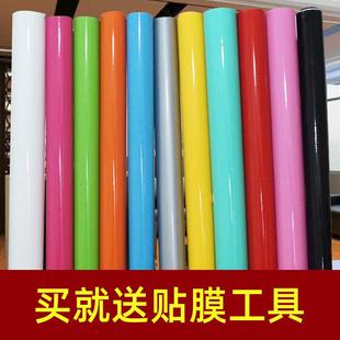 改色膜全車身整車膜黑白車衣貼膜車模中控臺車頂改裝 汽車內飾貼紙