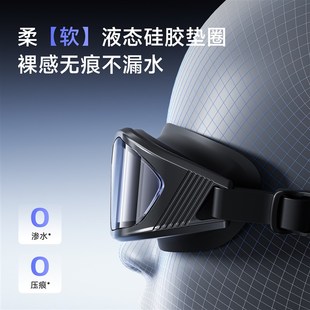 備泳帽套裝 游泳眼鏡高清防霧泳鏡近視男款 帶度數防水女潛水裝