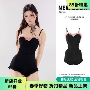 連體泳衣女2025新款 高級感海邊度假泡溫泉 聚攏顯瘦遮肚子修身