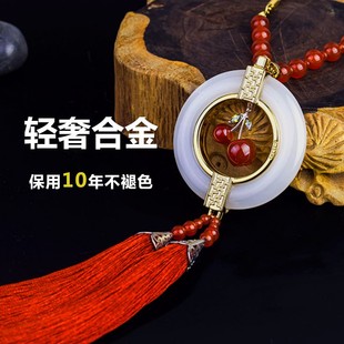 汽車掛件女神款 車內(nèi)掛飾網(wǎng)紅車上M吊墜一路平安車載吊飾 高級(jí)男士