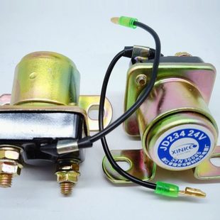 汽車貨車啟動繼電器JD134 234啟動機繼電器153馬達繼電器12V24伏