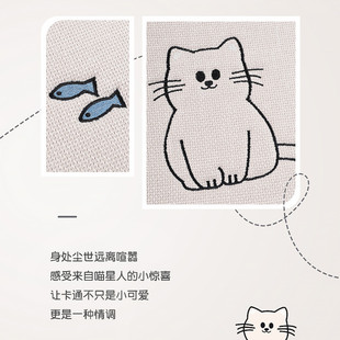 汽車坐墊四季 座套座椅墊亞麻防滑后排座墊 通用卡通單片三件套夏季
