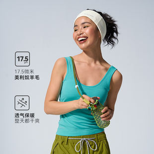 NULLFIT 100%美利奴羊毛圍脖套戶外頭巾帽子止汗帶防風透氣口面罩