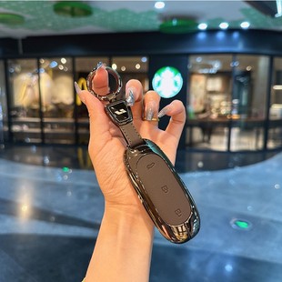適用于理想L9鑰匙套L8 L7max汽車L6全包mega包扣pro高檔金屬皮革