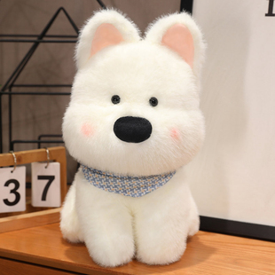 可愛超萌西高地小狗玩偶毛絨玩具狗女孩布偶娃娃公仔生日禮物女生