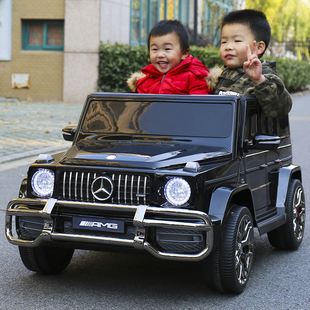 奔馳大g兒童電動汽車四輪雙人小孩超大遙控越野可坐人寶寶玩具車