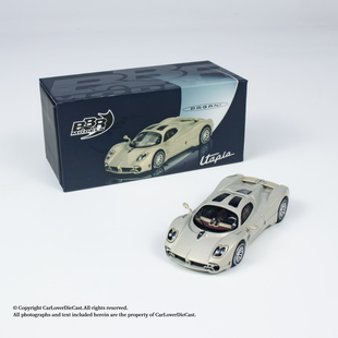 帕加尼 烏托邦 Pagani BBR 合金汽車模型 Utopia 成品擺件