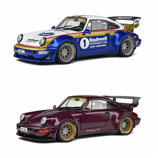 版 RWB寬體合金汽車模型成品改裝 收藏可開門禮品 964 Solido
