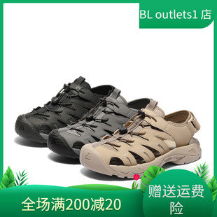 運(yùn)動(dòng)風(fēng)厚底豬籠鞋 2025夏新商場(chǎng)同款 1VX01BL5 男款 森達(dá)休閑涼鞋
