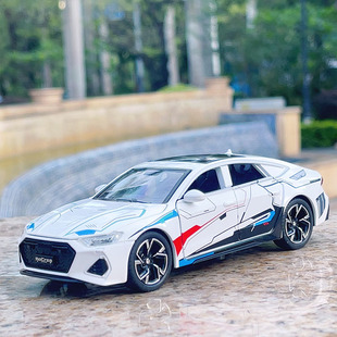 仿真合金跑車男孩玩具車收藏擺件禮物 32奧迪RS7汽車模型賽道版