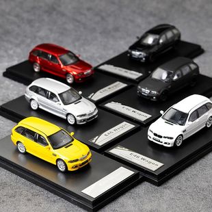 寶馬E46 旅行車合金汽車模型 Stance Wagon瓦罐 Hunters