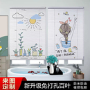 2025新款 簾 百葉窗簾免打孔卷簾遮光升降廚房衛生間家用防水卷拉式