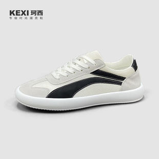 新款 經(jīng)休閑板鞋 低幫透氣網(wǎng)面小白鞋 潮流典款 男 軟底學(xué)生運動鞋 夏季