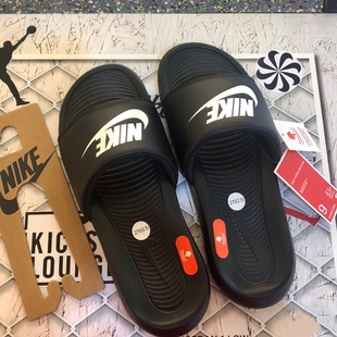 SLIDE男子字母一字拖軟底沙灘拖鞋 ONE CN9675 VICTORI 耐克NIKE