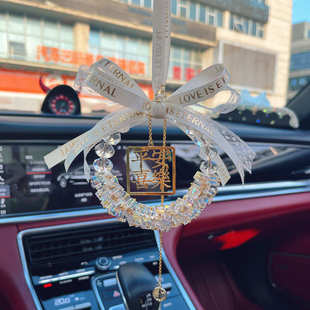 小紅薯同款 汽車后視鏡掛件平安喜樂車載內(nèi)吊墜掛飾創(chuàng)意禮物ins風(fēng)
