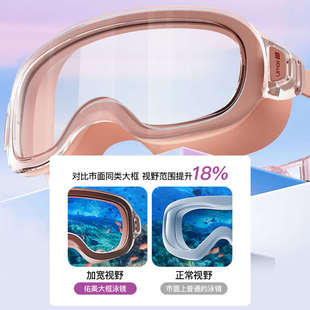 泳鏡近視高清防霧防水女士大框游泳眼鏡男款 備 游泳鏡帶度數(shù)潛水裝