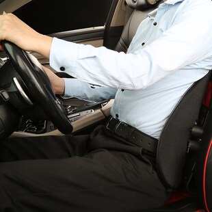 汽車腰靠護(hù)d腰墊辦公室座椅腰部支撐司機(jī)靠墊車載冬季 頭枕車用靠