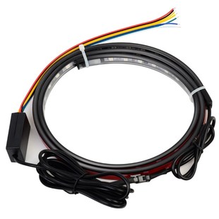 12V 24V通用七彩跑馬流水燈條4.2輕卡車中網(wǎng)車頂流光霹靂游俠燈