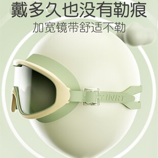 潛水裝 泳鏡高清防霧防水女款 游泳眼鏡近視大框男K士度數(shù)泳帽套裝