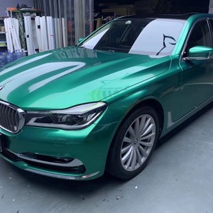 現貨速發汽車改色膜超亮金屬全車保護車衣膜O個性 車貼電光亮面漆