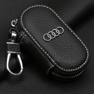 S5Q3 新A4L A6L Q5Q7A8汽車真皮鑰匙套 專用于奧迪鑰匙包S3