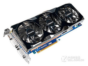 N570OC 技嘉GV 13I臺式 機PCI GTX570 E顯卡三風扇1280M GeFeng