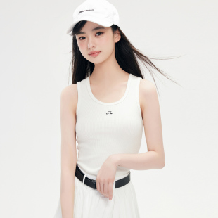 甜辣小上衣 短款 爾給針織打底背心女夏外穿2024新款 內(nèi)搭無袖