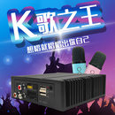 全民k歌汽車dsp功放車載ktv無線麥克風汽車DSP功放數字音頻處理器