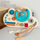 寶寶嬰兒車方向盤玩具模擬駕駛蒙氏早教忙碌板嬰兒童精細動作1歲