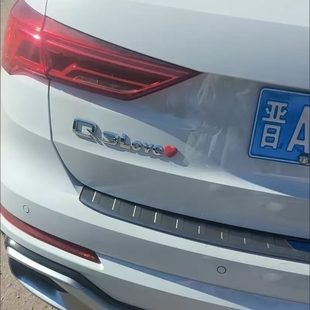 適用于奧迪L雷克薩斯奔馳LOVE原車立體材質個性 創意車尾標愛心標