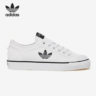 耐磨輕便板鞋 三葉草男女低幫簡約經典 HQ6940 阿迪達斯正品 Adidas
