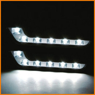 L型6LED日行燈中網行車燈 日行燈led大功率 汽車日間行車燈 通用款