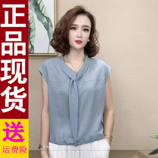 洋氣百搭減齡氣質簡約短袖 正版 時尚 2025新款 T恤顯瘦上衣 女裝
