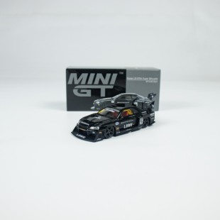 日產 授權產品 合金車模型 天際線 超級剪影 MINIGT ER34