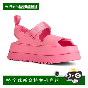美國(guó)奧萊 熱帶粉色 直發(fā) ugg熱帶粉色Goldenglow涼鞋 自營(yíng)