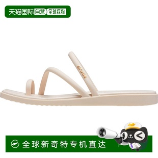 露209862 頭環(huán)涼鞋 Dew女式 米色 自營 美國奧萊 Crocs邁阿密鞋
