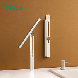 FaSoLa玻璃刮水器浴室刮地板工具可折疊刮水器萬能擦玻璃神器家用