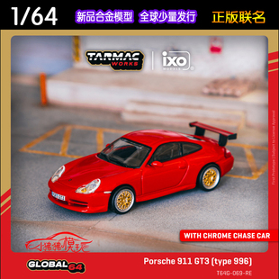 IXO 64保時捷911 type Works GT3 996合金汽車模型 Tarmac