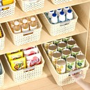 零食雜物收納箱玩具整理筐家用塑料儲物盒廚房櫥柜籃子桌面置物箱
