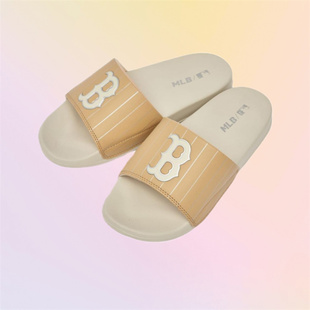 復(fù)古耐磨一字拖沙灘鞋 正品 夏季 男女同款 涼拖3ALPAD333 MLB運(yùn)動拖鞋