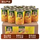 黃桃罐頭正品 425克烘焙專用優(yōu)質(zhì)碭山黃桃新鮮水果罐頭 整箱6罐裝