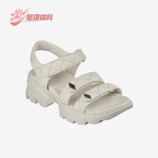 女士魔術貼穩固休閑沙灘涼鞋 新款 斯凱奇正品 Skechers