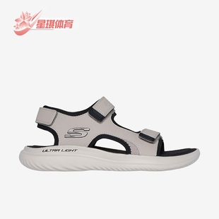 魔術貼休閑戶外輕便運動涼鞋 Skechers 男士 新款 斯凱奇正品