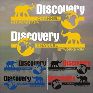 包郵 反光大象探索發(fā)現(xiàn)頻道越野裝 飾discovery拉花汽車車身車貼紙