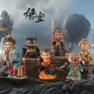 西游記黑神話周邊悟空盲盒豬八戒楊戩天命人手辦公仔桌面汽車擺件