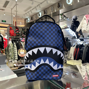 SprayGround專柜正品 鯊魚嘴W1115704男女潮流大容量學生書包電腦
