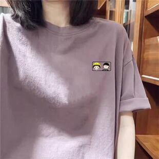 T恤女裝 百搭休閑簡約印花短袖 外貿(mào)撤回?fù)炻┘兠扌驴?奧特萊斯清倉