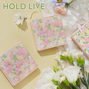 HOLD 奶茶大地色小眾花瓣啞光棉花糖兔兔眼影 LIVE巴黎花園眼影盤