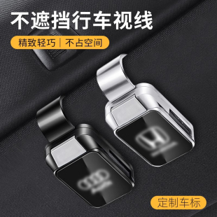 新款 汽車眼鏡夾車載多功能車內用太陽鏡架票據夾子遮陽板收納墨鏡