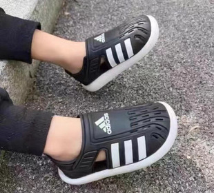 防撞擊透氣休閑運動涼鞋 Sandal兒童飛機頭 GW0384 Water Adidas